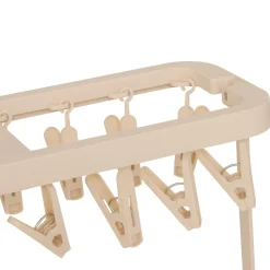 Séchoir double, 32 pinces, Beige