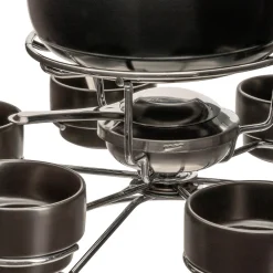 Service à fondue avec plateau tournant