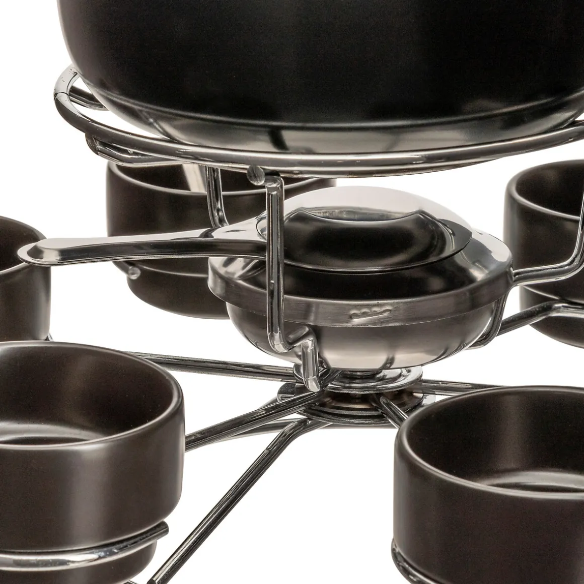 Service à fondue avec plateau tournant