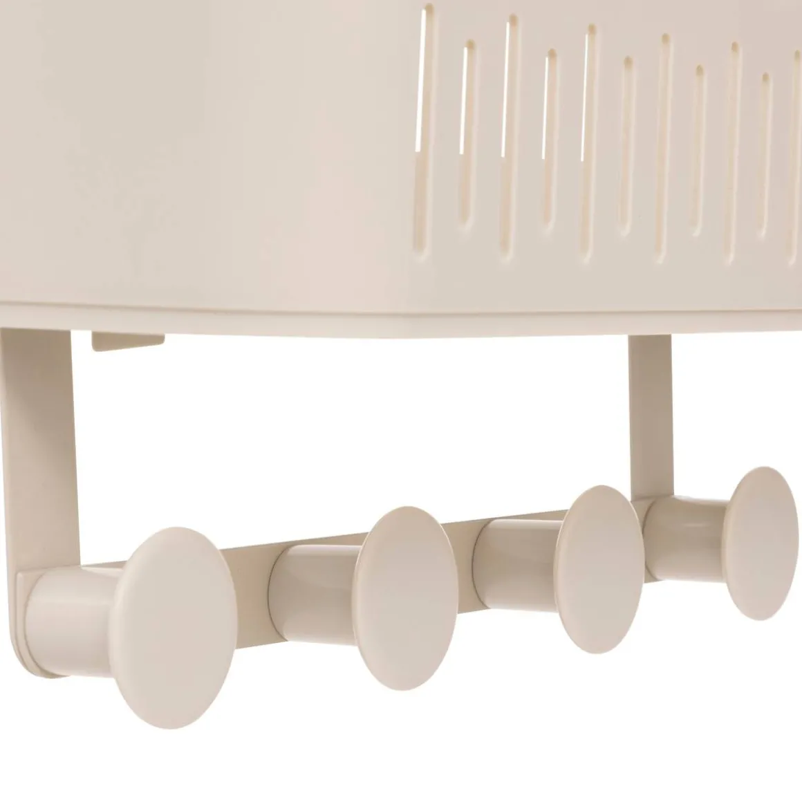 Serviteur de douche 4 crochets, Beige