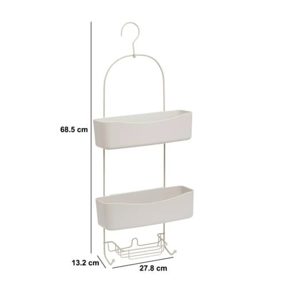 Serviteur de douche 2 niveaux, Beige