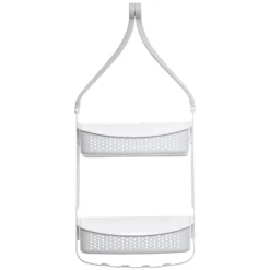 Serviteur de douche 2 niveaux, Blanc