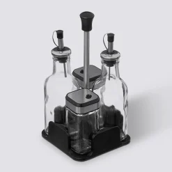 Set bouteille huille/vinaigre x4