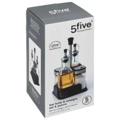 Set bouteille huille/vinaigre x4