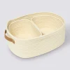 Set de 3 paniers, Ivoire