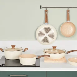 Set de Casseroles en aluminium forgé, 16/20 cm