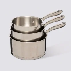 Set de Casseroles en inox, 16/18/20 cm