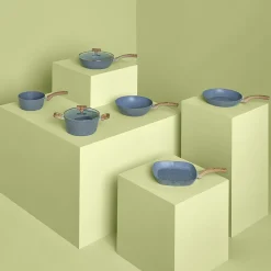 Set de Poêles en aluminium forgé, 20/24/28 cm
