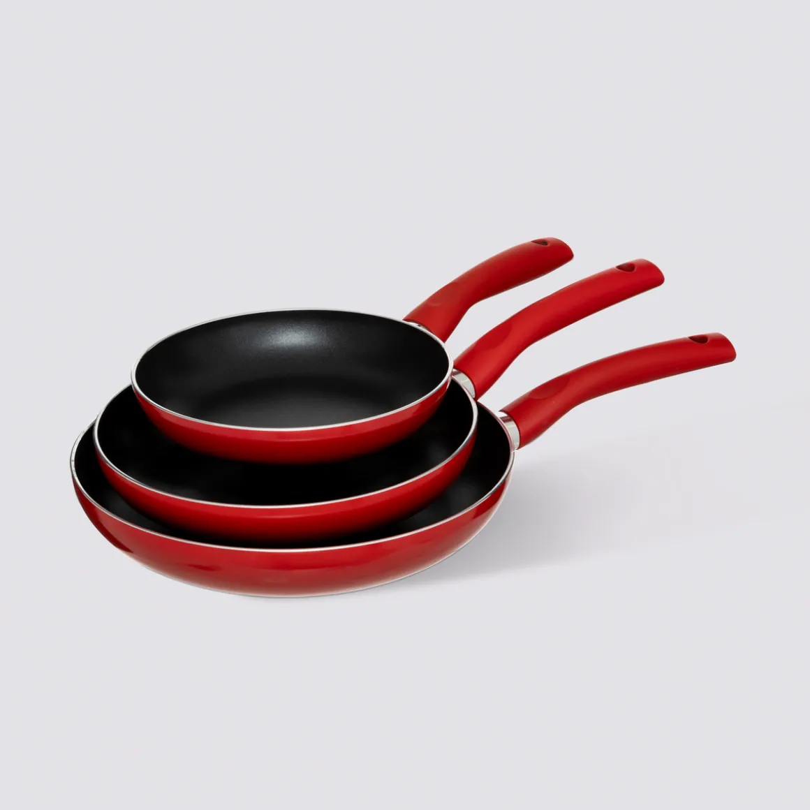 Set de Poêles en aluminium, 20/24/28 cm