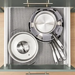 Set de Poêles en inox, 20/24/28 cm