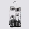 Set huile/vinaigre/poivre/sel, verre