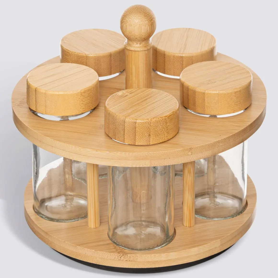 Support à épices, 5 emplacements, D.17 cm