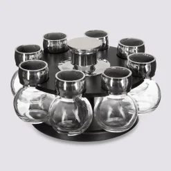 Support rotatif 8 pots à épices
