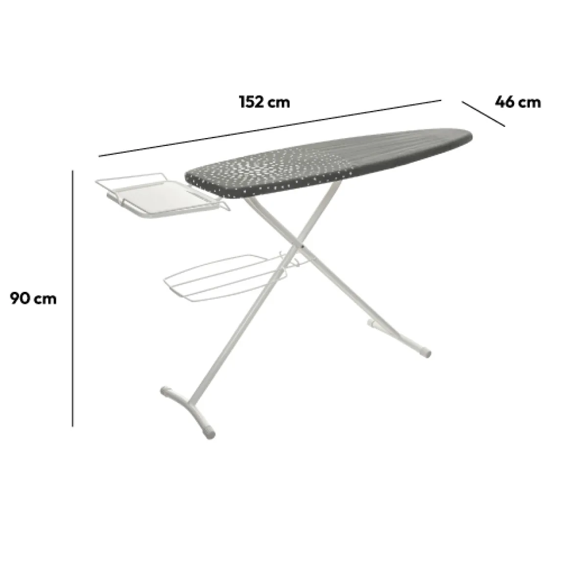 Table à repasser 124x40cm