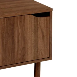 Table basse, 2 portes, Marron