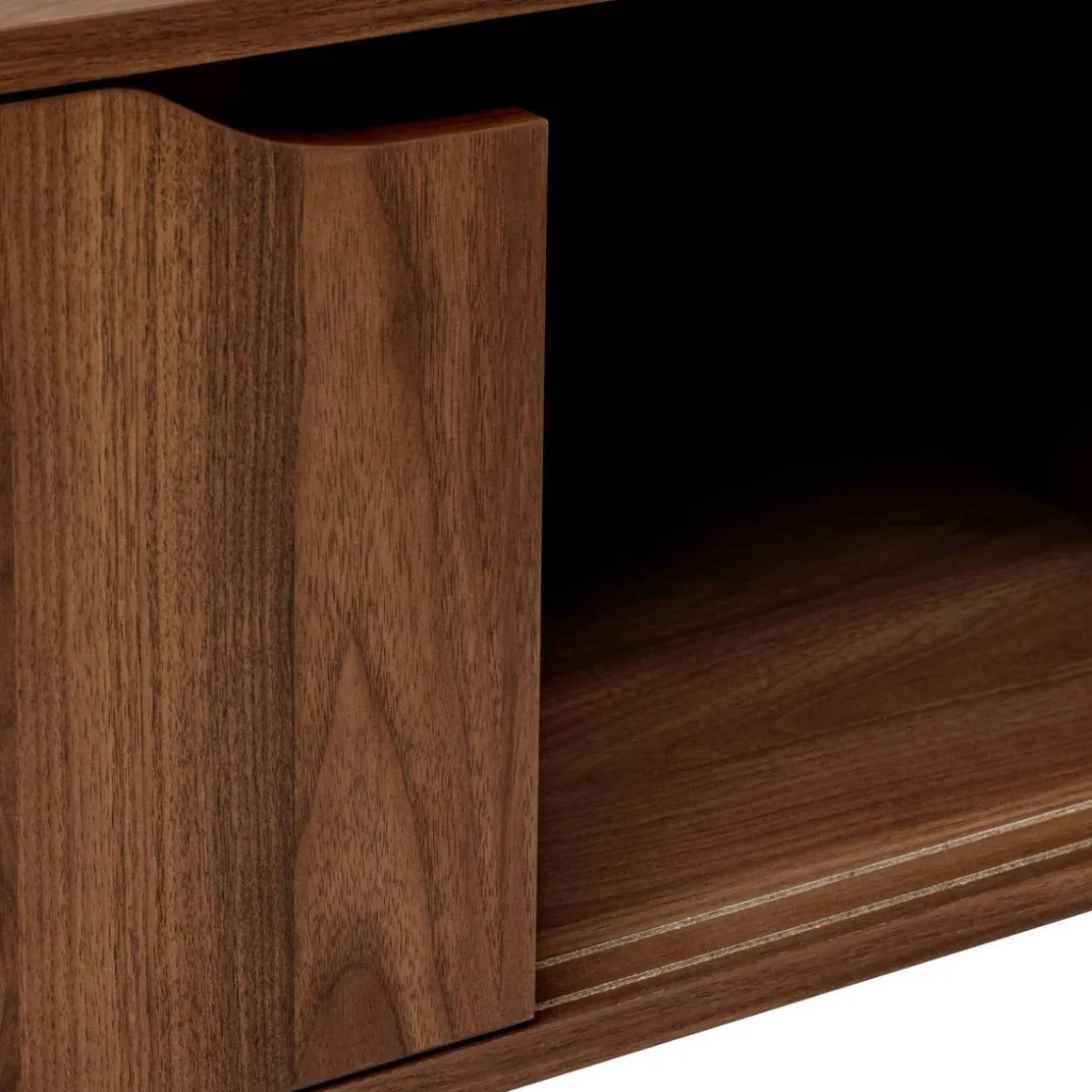 Table basse, 2 portes, Marron