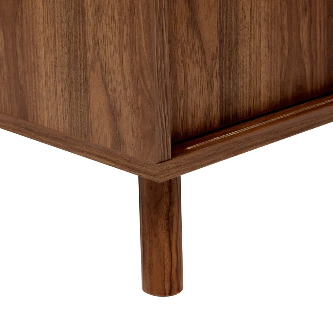 Table basse, 2 portes, Marron