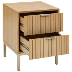 Table de chevet 2 tiroirs