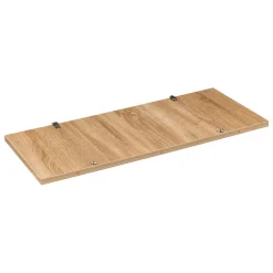 Table extensible 6/8 personnes, Effet chêne naturel