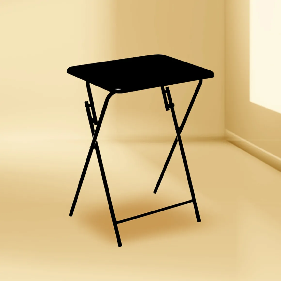 Table pliante 1 place, Noir