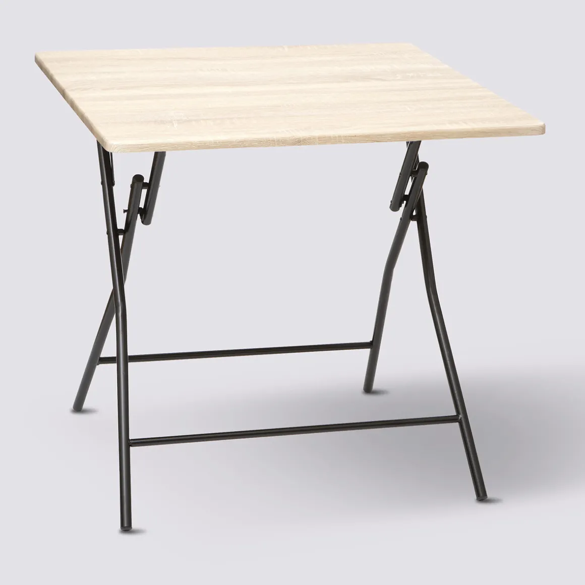 Table pliante 4 places, Effet bois