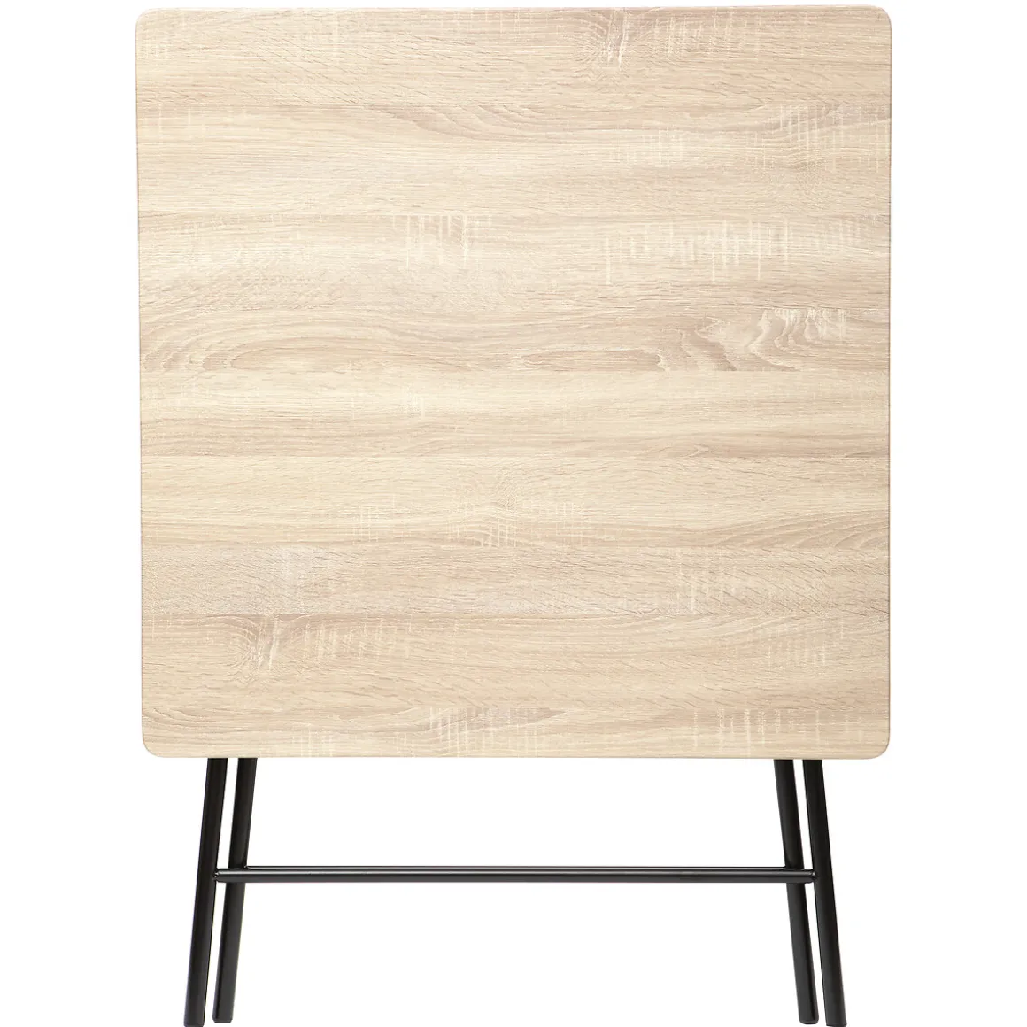 Table pliante 4 places, Effet bois