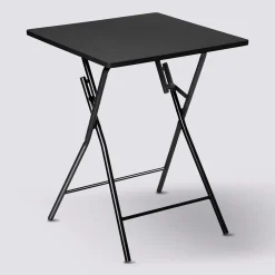 Table pliante 2 places, Noir