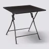 Table pliante 4 places, Noir
