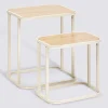 Tables gigognes, Beige