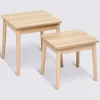 Tables gigognes, Beige