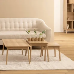 Tables gigognes, Beige