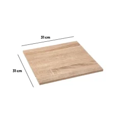 Tablette accessoire, Effet chêne naturel