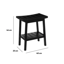 Tabouret banc, Noir