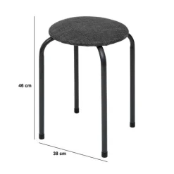 Tabouret, Gris