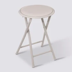 Tabouret pliant, Beige