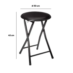 Tabouret pliants, Noir