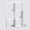 Étagère 6 cases, Blanc
