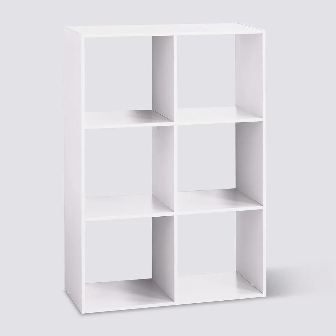 Étagère 6 cases, Blanc
