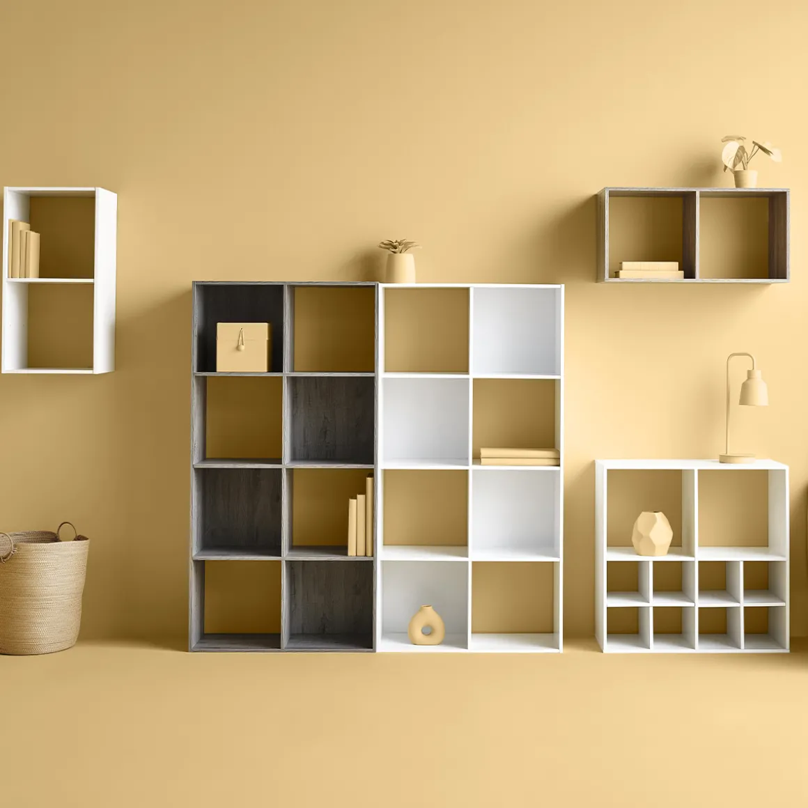 Étagère 8 cases, Blanc