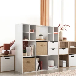 Étagère 9 cases, Blanc