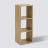 Étagère 3 cases, Effet bois naturel