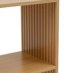 Étagère 4 cases, Effet bois naturel