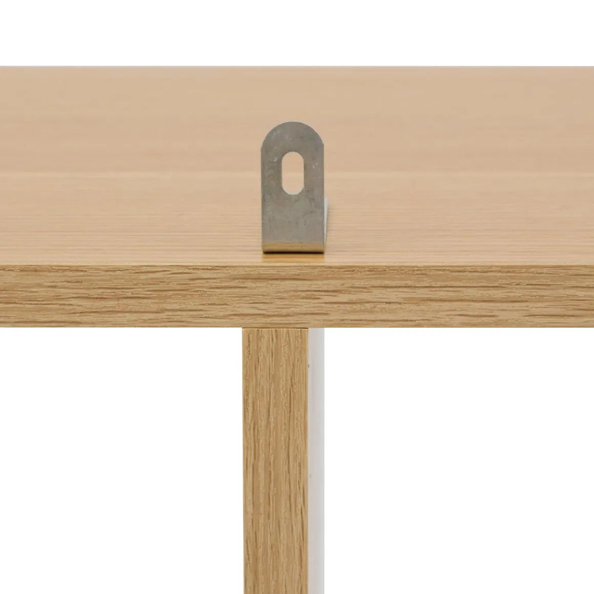 Étagère 4 cases, Effet bois naturel