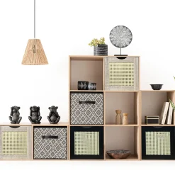 Étagère 2 cases, Effet chêne gris