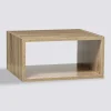 Étagère 1/2 cases, Effet chêne naturel