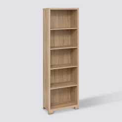 Étagère 5 niveaux 180x60cm, Effet bois