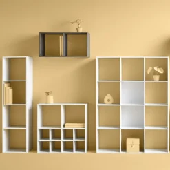 Étagère colonne 4 cases, Blanc