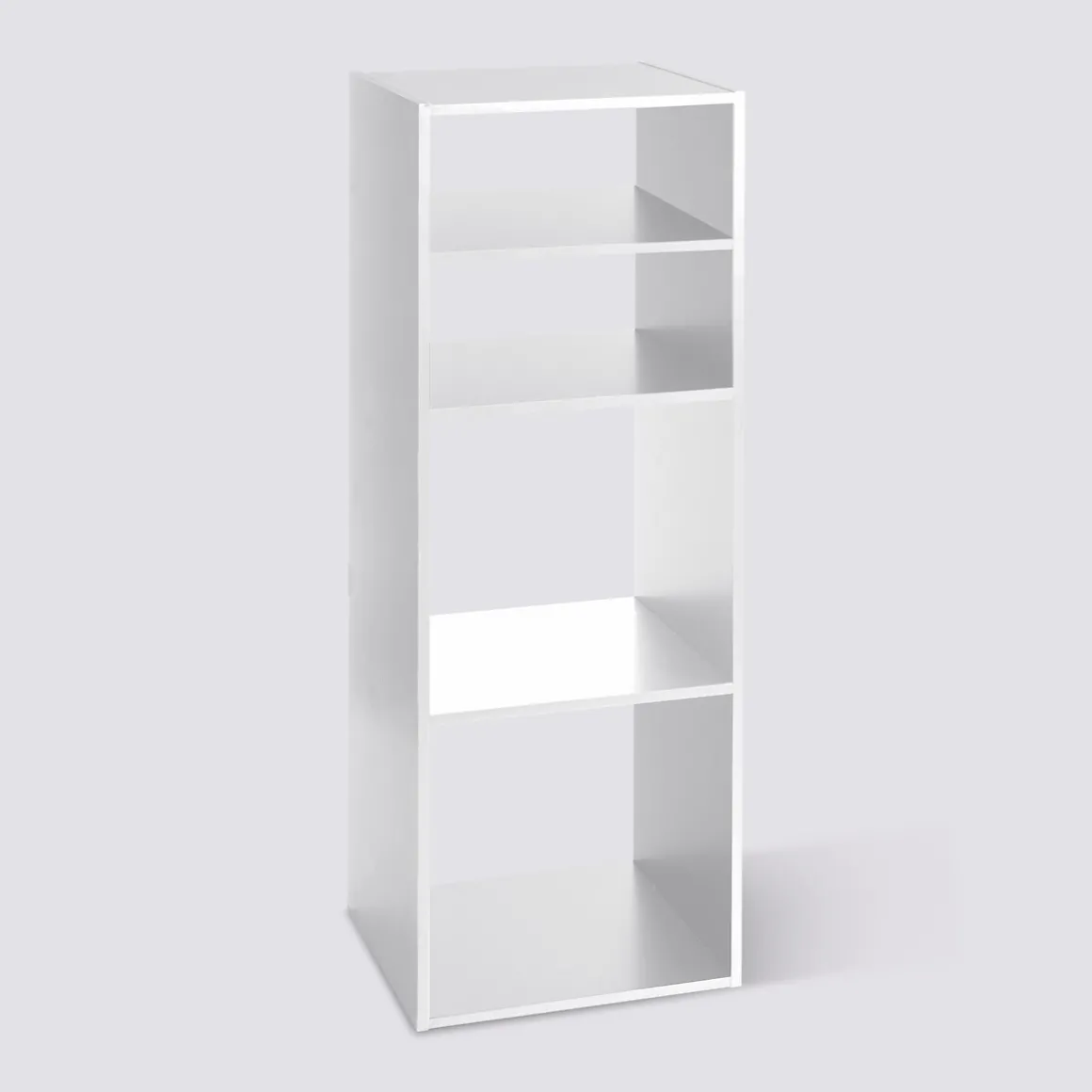 Étagère colonne 4 cases, Blanc