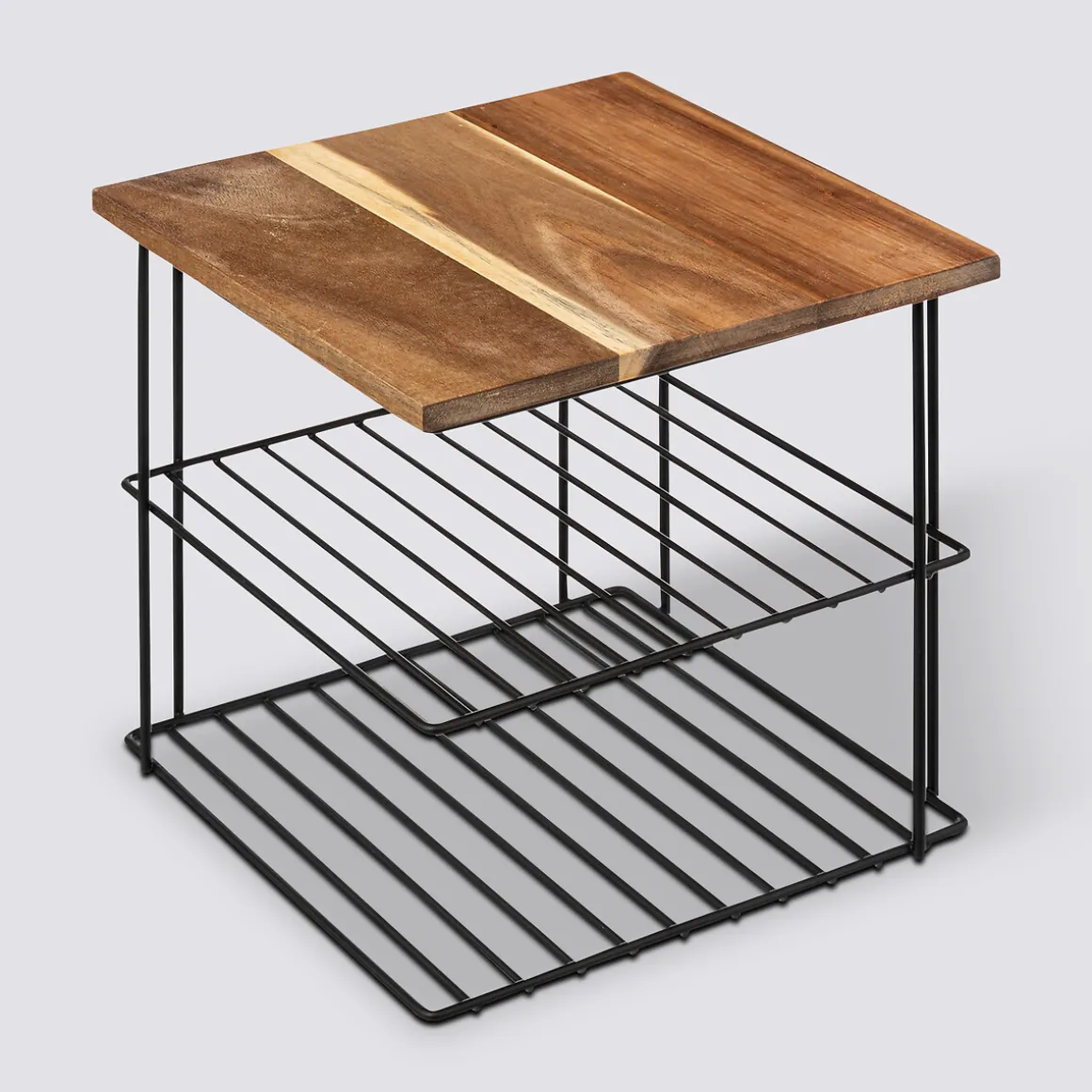Étagère d'angle 2 niveaux, 24cm