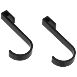 Étagère de douche d'angle stick adhésif, Noir